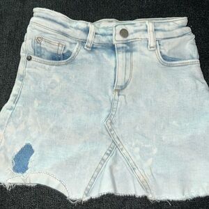 Dl1961 Bottoms Dl1961 Jenny Skirt Venice Beach Frosted Distressed Denim Sz 6.